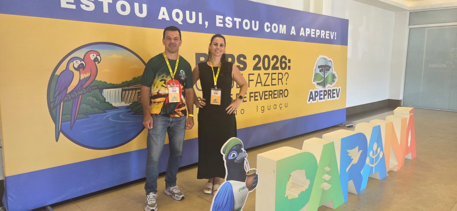 DIRETOR PRESIDENTE E GERENTE ADMINISTRATIVA PARTICIPAM DO CONGRESSO PROMOVIDO PELA APEPREV